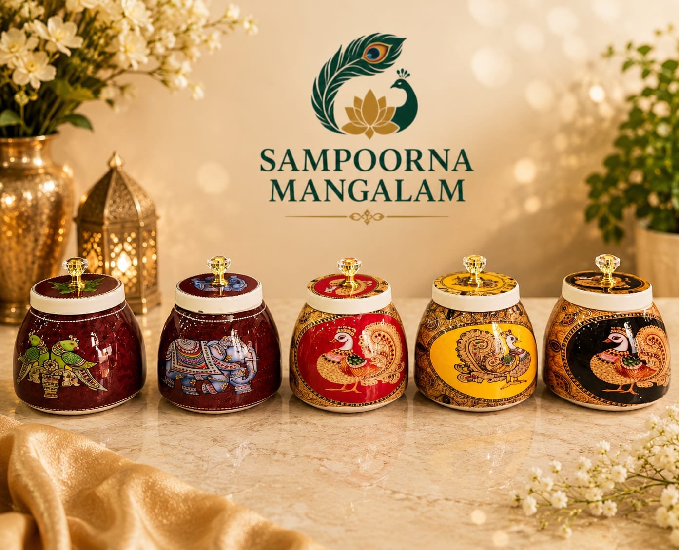Art Metal Jars